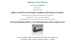 Desktop Screenshot of machinerypartsmidwest.com